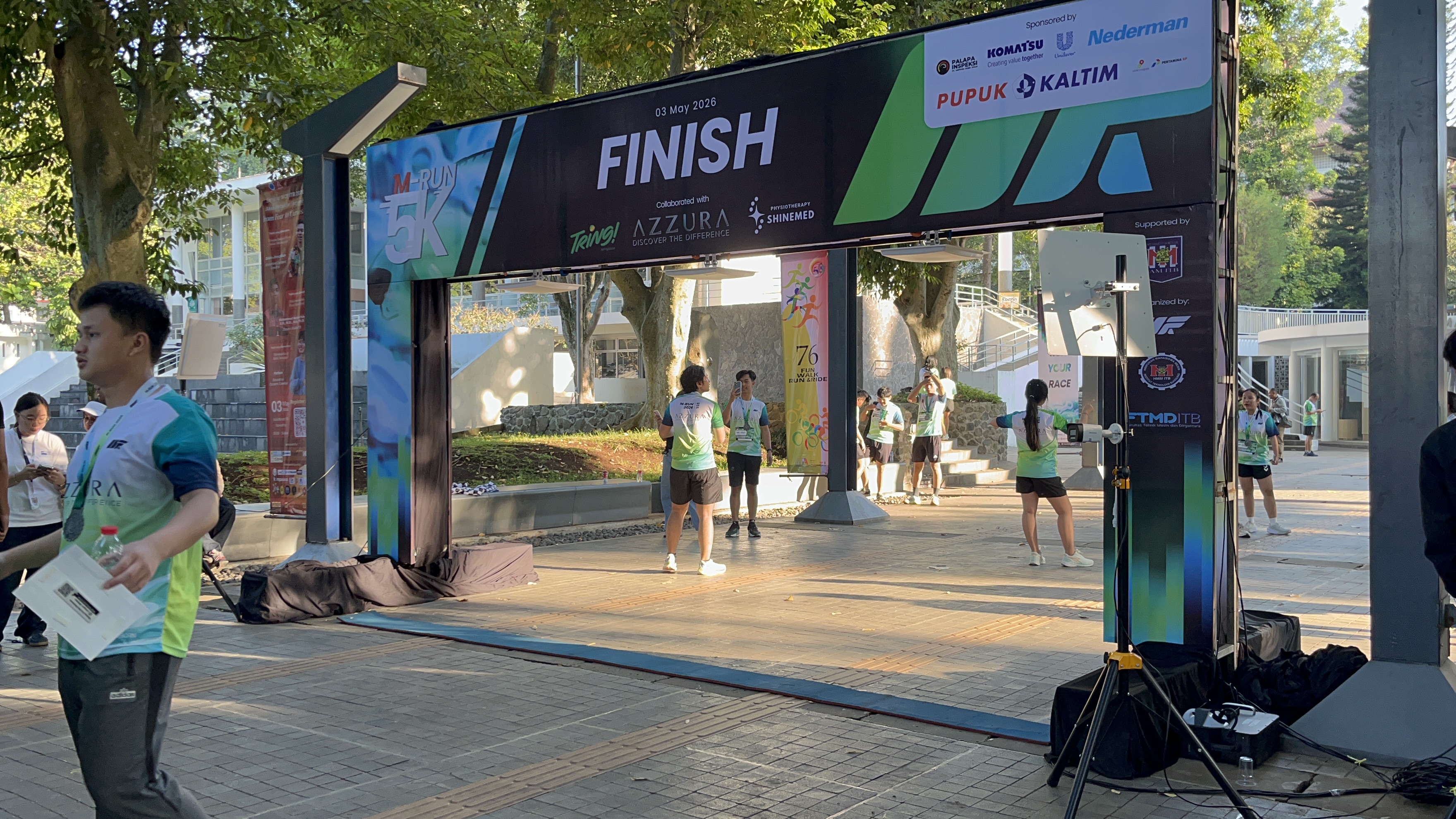 Implementasi RFID pada event lari M-RUN ITB 2026