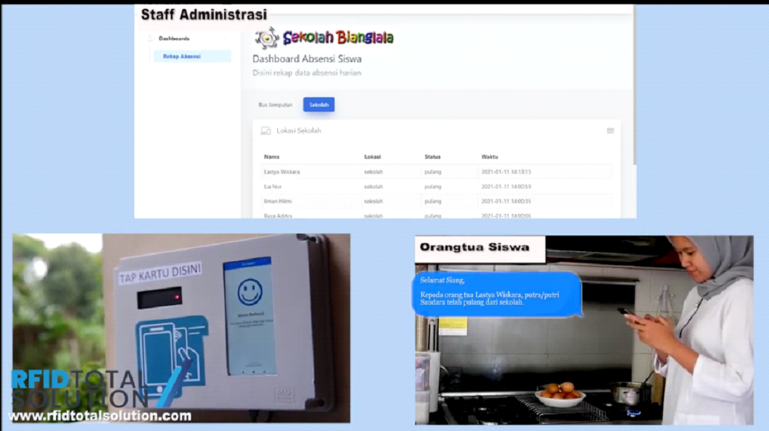 Sistem Absensi RFID adalah implementasi RFID terbarukan yang akan segera menggantikan absensi manual maupun teknologi absensi seperti fingerprint